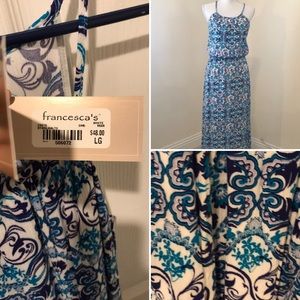 NWT Francesca’s Maxi Dress